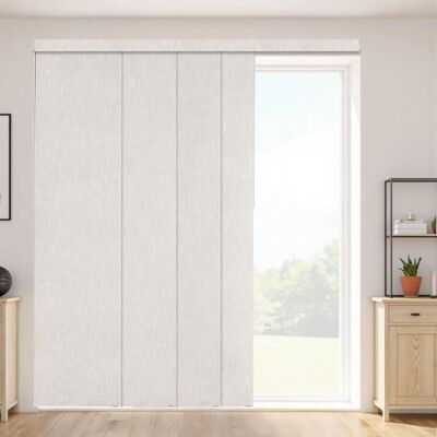 VEVOR Persianas de Panel Extensibles Ancho de 116-218 cm Paneles Recortables Alto de 243 cm Opacas Verticales para Puertas Correderas, Puertas de Patio, Separadores de Ambientes, Ventanas, Gris Claro VEVOR Persianas de Panel Extensibles Ancho de 116-218 cm Paneles Recortables Alto de 243 cm Opacas Verticales para Puertas Correderas, Puertas de Patio, Separadores de Ambientes, Ventanas, Gris Claro