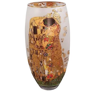 Goebel Jarrón de Cristal de Gustav Klimt El Beso Artis Orbis Goebel Jarrón de Cristal de Gustav Klimt El Beso Artis Orbis