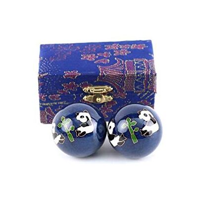 lachineuse Estuche de bolas de Qi Gong Modelo Panda ⌀ 45 mm lachineuse Estuche de bolas de Qi Gong Modelo Panda ⌀ 45 mm
