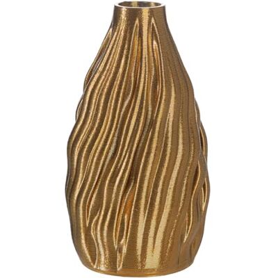 Gilde Jarrón Plegable de cerámica – Oro – Altura 20 cm x diámetro 10 cm – impresión 3D – florero Impermeable Gilde Jarrón Plegable de cerámica – Oro – Altura 20 cm x diámetro 10 cm – impresión 3D – florero Impermeable
