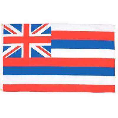 AZ FLAG Bandera Hawái 150x90 cm Poliéster 100D 2 Ojales AZ FLAG Bandera Hawái 150x90 cm Poliéster 100D 2 Ojales