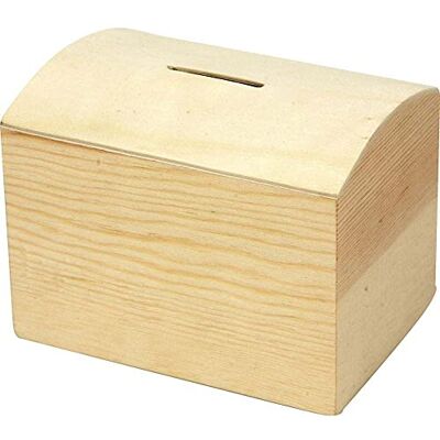 Creativ Hucha de Madera (10 x 8 x 7 cm, 10 Unidades) Creativ Hucha de Madera (10 x 8 x 7 cm, 10 Unidades)