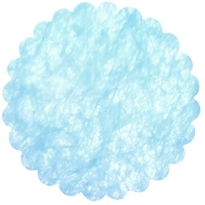Ciao Sobre 24 decoraciones tnt efecto tejido Flower Poly Lab (Ø48cm), azul Ciao Sobre 24 decoraciones tnt efecto tejido Flower Poly Lab (Ø48cm), azul