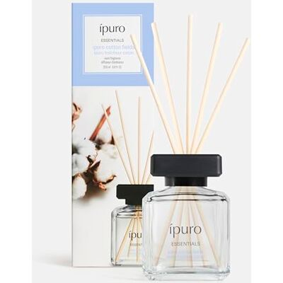 Ipuro Essentials COTTON FIELDS aroma para el hogar con varillas 200ml Ipuro Essentials COTTON FIELDS aroma para el hogar con varillas 200ml