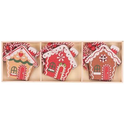 Tivoli Xmas Juego de 9 Perchas navideñas de Madera contrachapada (7,5 x 8 cm) Tivoli Xmas Juego de 9 Perchas navideñas de Madera contrachapada (7,5 x 8 cm)