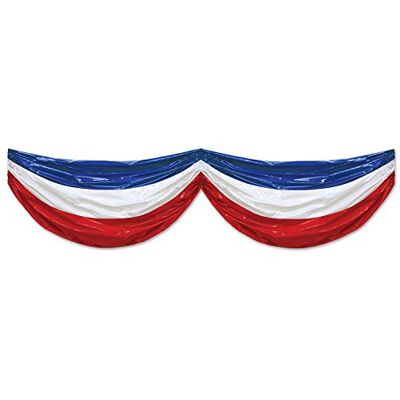 Beistle patriótica plástico banderines, 3 "x 15, Rojo/Blanco/Azul Beistle patriótica plástico banderines, 3 "x 15, Rojo/Blanco/Azul