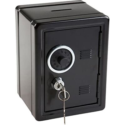 Idena 337159 Caja fuerte guardada, colores surtidos, aproximadamente 12 x 10 x 16 cm, para niños, para guardar de forma segura dinero, objetos de valor y otros objetos importantes Idena 337159 Caja fuerte guardada, colores surtidos, aproximadamente 12 x 10 x 16 cm, para niños, para guardar de forma segura dinero, objetos de valor y otros objetos importantes