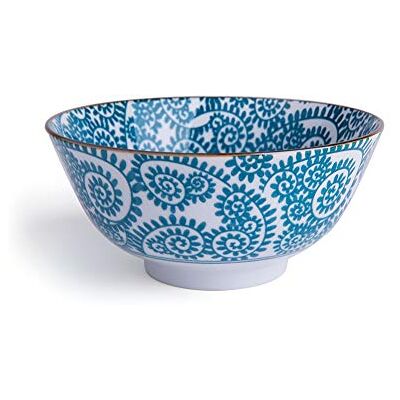 Excelsa Bolo Oriental, Porcelana, Ramas Azul, 16 cm Excelsa Bolo Oriental, Porcelana, Ramas Azul, 16 cm