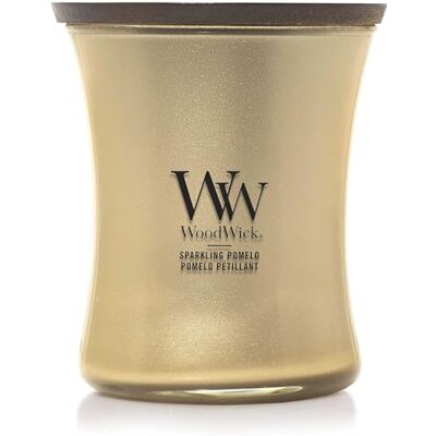 Woodwick Vela perfumada con mecha crepitante Vela mediana de reloj de arena Sparkling Pomelo Velas de larga duración: hasta 60 horas Regalos perfectos para mujeres Woodwick Vela perfumada con mecha crepitante Vela mediana de reloj de arena Sparkling Pomelo Velas de larga duración: hasta 60 horas Regalos perfectos para mujeres