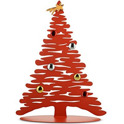 Alessi Bark for Christmas Adorno de Navidad en Forma de Àrbol, Acero Inoxidable, Rojo, 35.50 x 14.00 x 45.00 cm Alessi Bark for Christmas Adorno de Navidad en Forma de Àrbol, Acero Inoxidable, Rojo, 35.50 x 14.00 x 45.00 cm