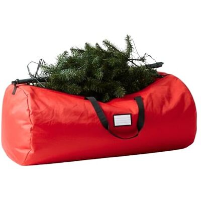 SHATCHI Bolsa de Almacenamiento Tipo Duffel para árbol de Navidad Artificial desmontado, Capacidad de hasta 2,75 m, Material Impermeable y Duradero con Cremallera y Asas de Transporte SHATCHI Bolsa de Almacenamiento Tipo Duffel para árbol de Navidad Artificial desmontado, Capacidad de hasta 2,75 m, Material Impermeable y Duradero con Cremallera y Asas de Transporte