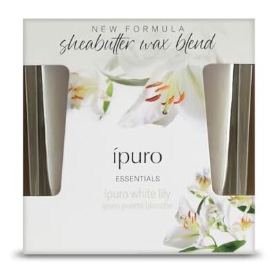 Ipuro Essentials vela aromática WHITE LILY 125g Ipuro Essentials vela aromática WHITE LILY 125g
