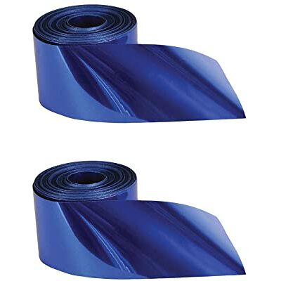 Beistle 2 serpentinas de cumpleaños de plástico metálico para interiores y exteriores para suministros de fiesta de graduación, decoraciones de baby shower, 2 pulgadas x 200 pies, color azul Beistle 2 serpentinas de cumpleaños de plástico metálico para interiores y exteriores para suministros de fiesta de graduación, decoraciones de baby shower, 2 pulgadas x 200 pies, color azul