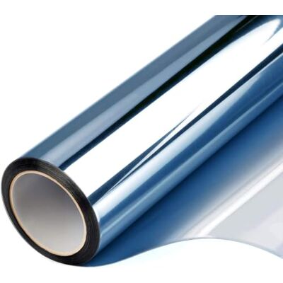 FILMGOO , Película de privacidad unidireccional para Ventana o Puerta, Tratamiento de Tinte, Espejo diurno, Vinilo para Control de Calor y Rayos UV, Bloqueo Solar (Azul, Plateado, 60 x 1000 cm) FILMGOO , Película de privacidad unidireccional para Ventana o Puerta, Tratamiento de Tinte, Espejo diurno, Vinilo para Control de Calor y Rayos UV, Bloqueo Solar (Azul, Plateado, 60 x 1000 cm)