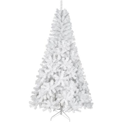 Uten Árbol de Navidad Blanco 210cm, 1000Ramas, Fácil de Montar, con Soporte de Metal para Árbol, Árbol de Decoración Navideña para Interiores y Exteriores Uten Árbol de Navidad Blanco 210cm, 1000Ramas, Fácil de Montar, con Soporte de Metal para Árbol, Árbol de Decoración Navideña para Interiores y Exteriores