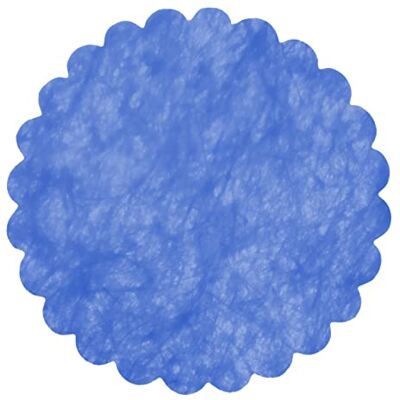 Ciao Sobre 24 decoraciones tnt efecto tejido Flower Poly Lab (Ø48cm), azul Ciao Sobre 24 decoraciones tnt efecto tejido Flower Poly Lab (Ø48cm), azul