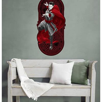 Komar Pegatina de pared de de Marvel – Dr.Strange 2 – Tamaño 100 x 70 cm – Adhesivo decorativo para la pared de la habitación de los niños Komar Pegatina de pared de de Marvel – Dr.Strange 2 – Tamaño 100 x 70 cm – Adhesivo decorativo para la pared de la habitación de los niños