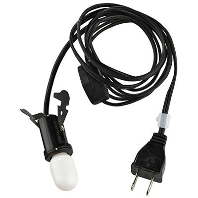 Department 56 Village Accessories Black Single Cord Set with Light 120V Department 56 Village Accessories Black Single Cord Set with Light 120V