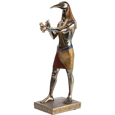 lachineuse Estatua de Thoth (31 cm) Dios Egipcio Estatuilla del Antiguo Egipto Figura egipcia con Cabeza de pájaro Ibis Idea Original de Regalo Decorativo de Thoth lachineuse Estatua de Thoth (31 cm) Dios Egipcio Estatuilla del Antiguo Egipto Figura egipcia con Cabeza de pájaro Ibis Idea Original de Regalo Decorativo de Thoth