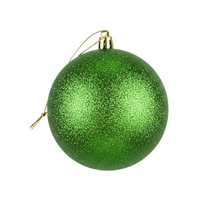 SHATCHI 20 cm Bola grande de Navidad verde oscuro de PVC inastillable con acabado brillante, bolas de Navidad Adornos festivos para colgar en el árbol de Navidad, adorno redondo para decoración navideña del SHATCHI 20 cm Bola grande de Navidad verde oscuro de PVC inastillable con acabado brillante, bolas de Navidad Adornos festivos para colgar en el árbol de Navidad, adorno redondo para decoración navideña del
