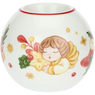 THUN , Porta té con Forma de Bola de Navidad de Porcelana, colección sorpresas de Navidad, Porta té de colección, Idea de Regalo para Navidad, 10 x 8,7 cm THUN , Porta té con Forma de Bola de Navidad de Porcelana, colección sorpresas de Navidad, Porta té de colección, Idea de Regalo para Navidad, 10 x 8,7 cm