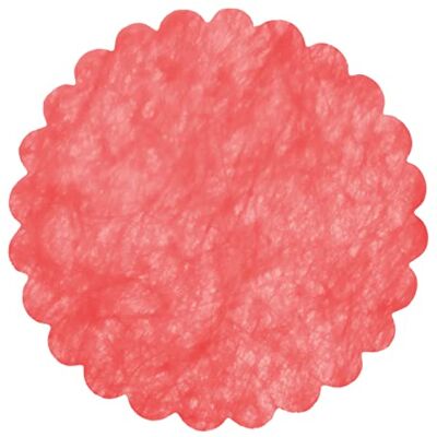 Ciao Sobre 24 decoraciones tnt efecto tejido Flower Poly Lab (Ø48cm), rojo Ciao Sobre 24 decoraciones tnt efecto tejido Flower Poly Lab (Ø48cm), rojo
