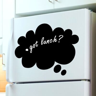 Pegatina de Pared Nube Pizarra Ambiance Sticker - 85x135cm - Decoración de Pared Pegatina de Pared Nube Pizarra Ambiance Sticker - 85x135cm - Decoración de Pared