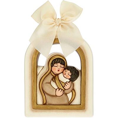 THUN Formela con Virgen y Niño Jesús Decoraciones Navidad Casa Tamaño Medio Cerámica 9 x 1,8 x 14,5 h cm THUN Formela con Virgen y Niño Jesús Decoraciones Navidad Casa Tamaño Medio Cerámica 9 x 1,8 x 14,5 h cm