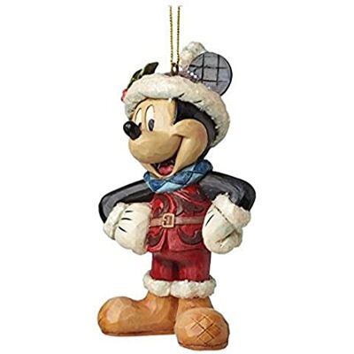 Disney Figura de Mickey en Navidad para colgar, , Enesco Disney Figura de Mickey en Navidad para colgar, , Enesco