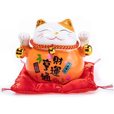 lachineuse Pequeña Hucha Gato Japonés Maneki Neko lachineuse Pequeña Hucha Gato Japonés Maneki Neko