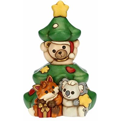 THUN Totem Árbol Amigos de la Navidad Cerámica Línea Navidad Living, Decoración de la casa 20,7 x 23 x 32,5 cm h THUN Totem Árbol Amigos de la Navidad Cerámica Línea Navidad Living, Decoración de la casa 20,7 x 23 x 32,5 cm h