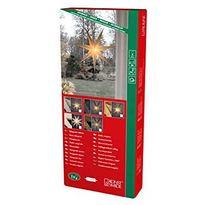 Konstsmide Estrella de Papel, Plata Konstsmide Estrella de Papel, Plata