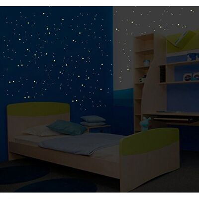 Pegatinas fluorescentes en la pared - 480 planetas y estrellas Pegatinas fluorescentes en la pared - 480 planetas y estrellas