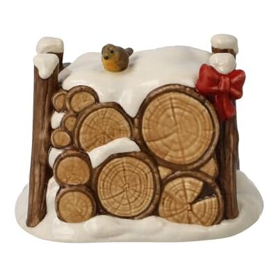 Goebel Figura de Madera Invernal Bosque de Invierno Navidad Goebel Figura de Madera Invernal Bosque de Invierno Navidad