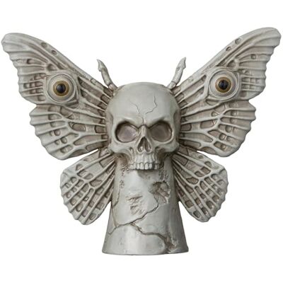 amscan Estatua de Calavera de polirresina Gris Dark Academia, 10 x 12.5 Pulgadas (Paquete de 1), Elegante decoración gótica para el hogar u Oficina amscan Estatua de Calavera de polirresina Gris Dark Academia, 10 x 12.5 Pulgadas (Paquete de 1), Elegante decoración gótica para el hogar u Oficina