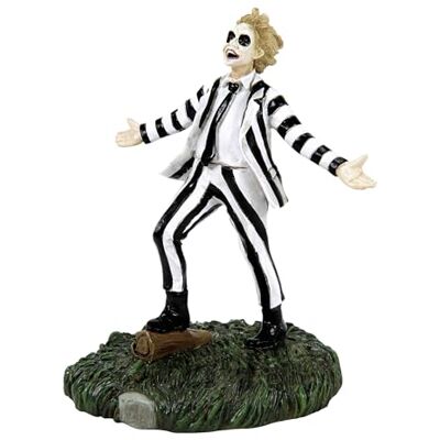 Department 56 Beetlejuice Village Accessories Say it Three Times, Figura de 4 Pulgadas, Multicolor Department 56 Beetlejuice Village Accessories Say it Three Times, Figura de 4 Pulgadas, Multicolor