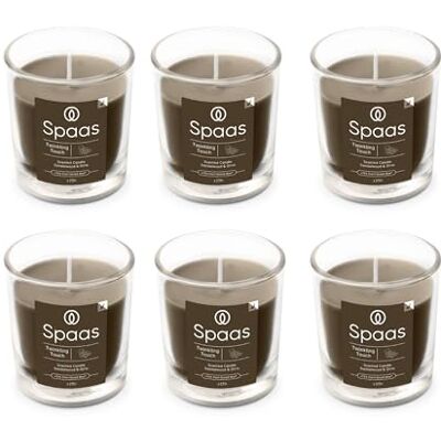 Spaas 6x Vela perfumada 25 h, Twinkling Touch Spaas 6x Vela perfumada 25 h, Twinkling Touch