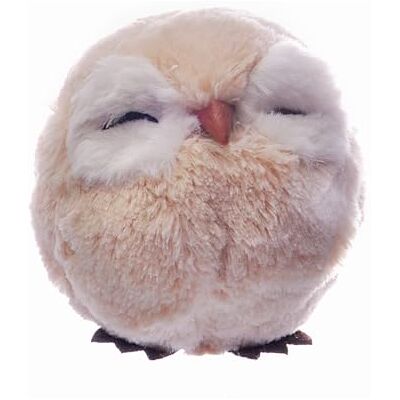Ciao Owl Ball Cute (Ø12cm) Hanging Christmas Decoration, Beige, Polystyrene, Ø 12 cm Ciao Owl Ball Cute (Ø12cm) Hanging Christmas Decoration, Beige, Polystyrene, Ø 12 cm