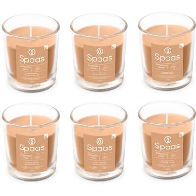 Spaas 6x Vela perfumada 25 h, Delightful Dawn Spaas 6x Vela perfumada 25 h, Delightful Dawn