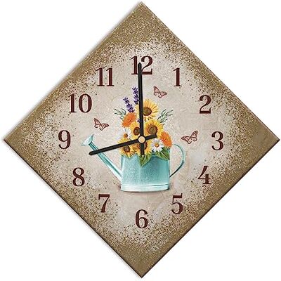 Mareli Reloj de Pared Cubierto con Papel Laminado Mate Adecuado para Sala de Estar, Cocina, Oficina Mecanismo silencioso Mareli Reloj de Pared Cubierto con Papel Laminado Mate Adecuado para Sala de Estar, Cocina, Oficina Mecanismo silencioso