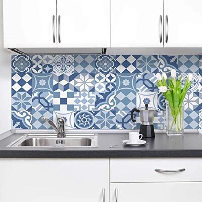 CREARREDA Panel posterior de cocina autoadhesivo fabricado en Italia. Fácil de usar, protección contra salpicaduras de PVC, resistente al agua y duradero. CREARREDA Panel posterior de cocina autoadhesivo fabricado en Italia. Fácil de usar, protección contra salpicaduras de PVC, resistente al agua y duradero.
