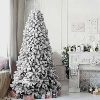 Árbol de Navidad BAKAJI 180cm Efecto Nieve Blanco - 1056 Ramas Súper Denso Árbol de Navidad BAKAJI 180cm Efecto Nieve Blanco - 1056 Ramas Súper Denso