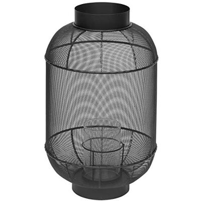 Broste Copenhagen Bull Farol, Metal, Negro, 50x31cm Broste Copenhagen Bull Farol, Metal, Negro, 50x31cm
