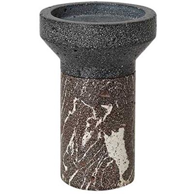 Broste Copenhagen Idun Candelabro (Piedra, marrón, 27 x 3,5 cm) Broste Copenhagen Idun Candelabro (Piedra, marrón, 27 x 3,5 cm)