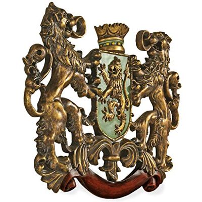 Design Toscano Figurín para jardín de Resina Pintado a Mano en Oro Antiguo Design Toscano Figurín para jardín de Resina Pintado a Mano en Oro Antiguo