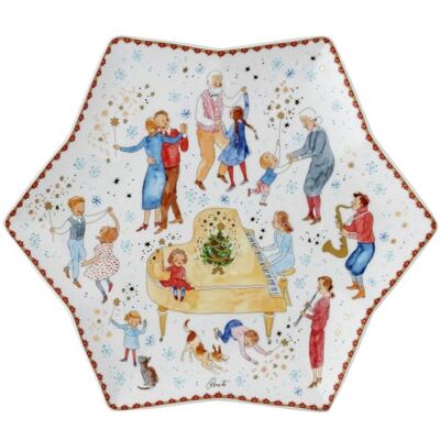 Hutschenreuther Cuenco de estrella 2023, longitud de Navidad 34 cm Hutschenreuther Cuenco de estrella 2023, longitud de Navidad 34 cm