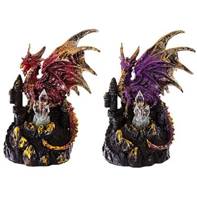 Dark Legends Draak op Kasteel LED kristal - Cristal decorativo Dark Legends Draak op Kasteel LED kristal - Cristal decorativo