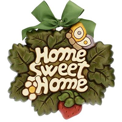 THUN Formella grande contorneada Home Sweet Home para colgar Cerámica 23,8 x 20,5 cm Línea Home Sweet Home THUN Formella grande contorneada Home Sweet Home para colgar Cerámica 23,8 x 20,5 cm Línea Home Sweet Home