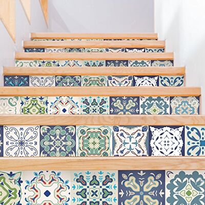 Marca Modelo - Pegatinas adhesivas para escaleras y baldosas Marca Modelo - Pegatinas adhesivas para escaleras y baldosas
