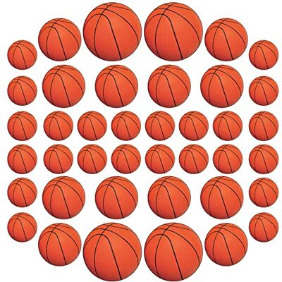 Beistle 40 Piezas de Papel Impreso de Baloncesto recortados, Decoraciones temáticas Deportivas para Suministros de Fiesta de cumpleaños, Tablero de anuncios, decoración de Aula, 4 a 12 Pulgadas, Beistle 40 Piezas de Papel Impreso de Baloncesto recortados, Decoraciones temáticas Deportivas para Suministros de Fiesta de cumpleaños, Tablero de anuncios, decoración de Aula, 4 a 12 Pulgadas,